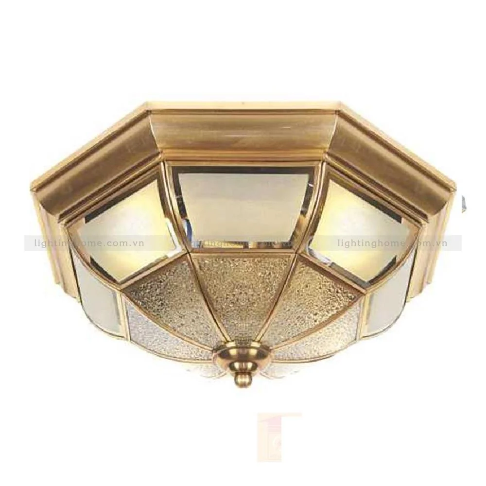 Đèn Ốp Trần Xi Đồng Lighting Home