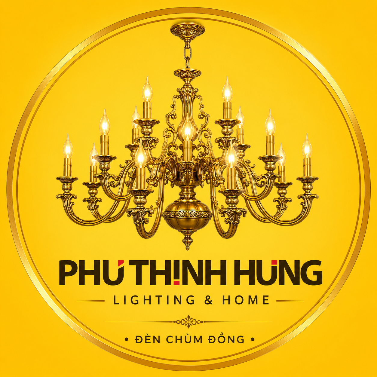 Đèn Chùm Đồng Lighting Home