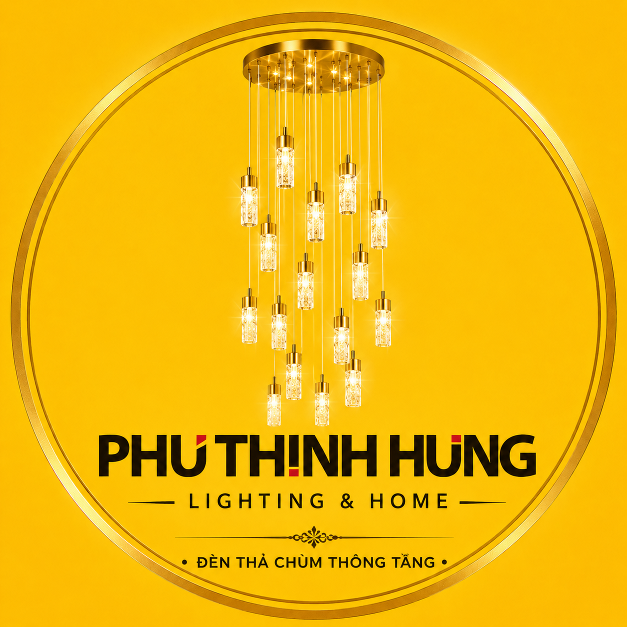 Đèn Thả Chùm Thông Tầng Lighting Home