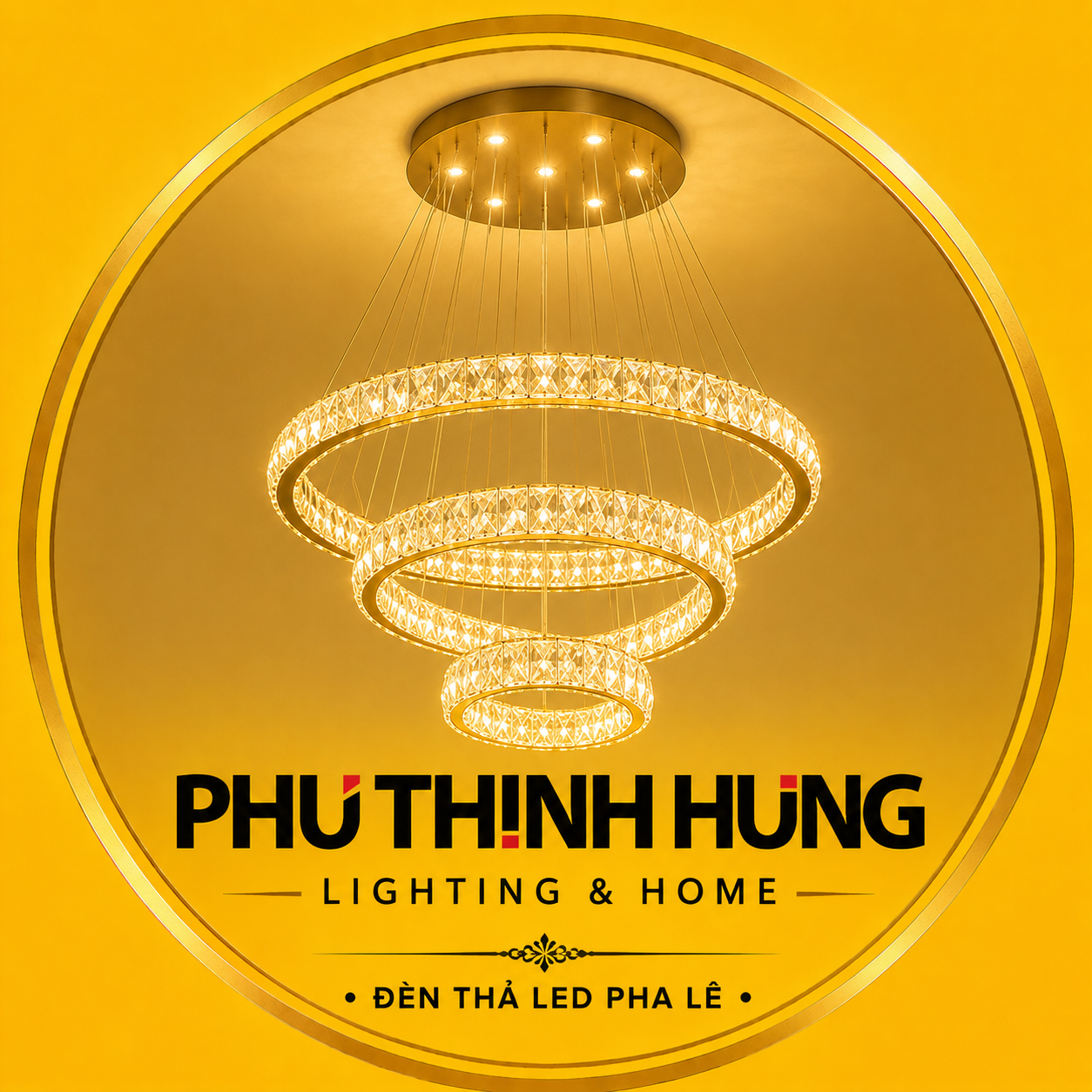 Đèn Thả Led Pha Lê Lighting Home